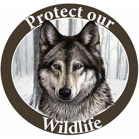 E & S Pets Wolf Car Magnet Cover