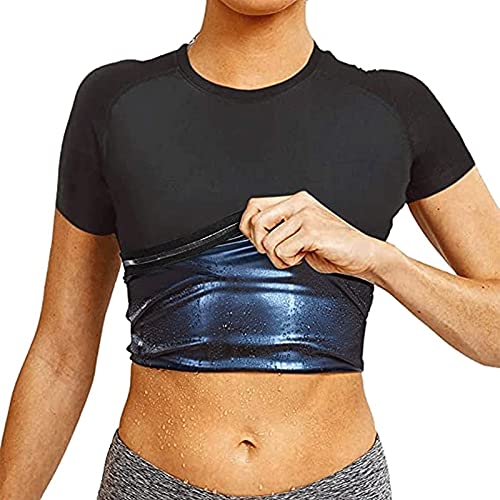 T-shirt de sauna pour une meilleure transpiration et combustion des graisses – Idéal pour l'entraînement et la perte de poids