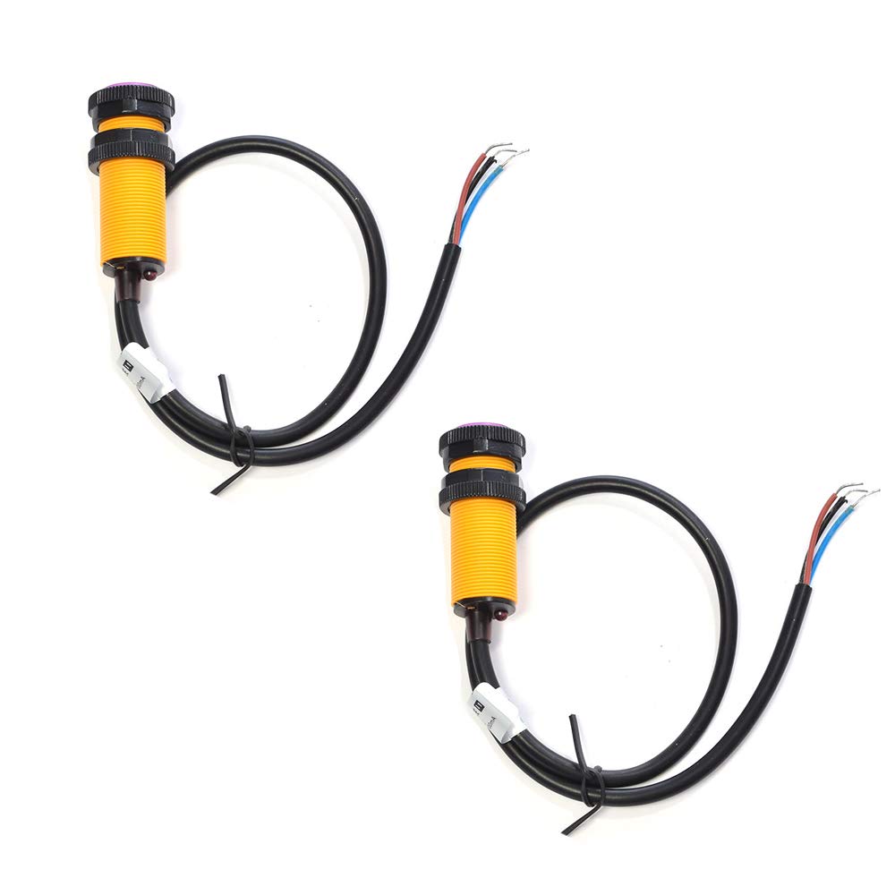 Comimark 2Pcs E18-D80NK Infrared Photoelectric Switch Sensor Obstacle Avoidance Sensor Module