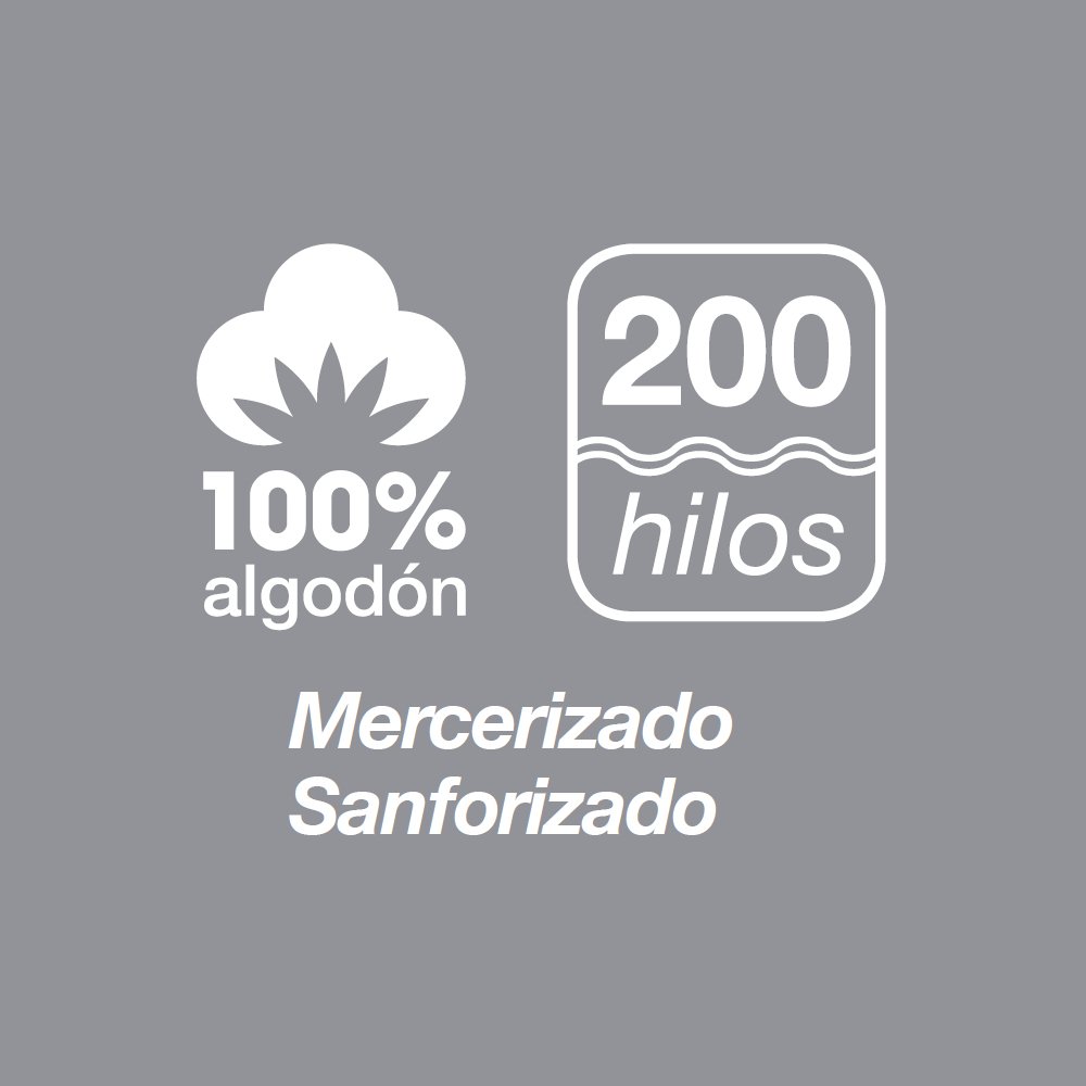 ESTELA - Juego de sábanas Lisos BIÉS 200 Hilos Color Hueso (3 Piezas) - Cama de 150 cm. - 100% Algodón - 200 Hilos
