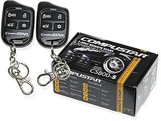 Compustar CS800-S 1-Way Remote Start with 2 4-Button Remotes 1000 Feet Range CS800S