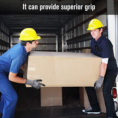 Safety-Work-GlovesDS-Safety-NP1001-Comfort-Stretch-Fit-Power-Grip-Smart-Touch-Durable-Foam-Coated-3Pairs-12Pairs