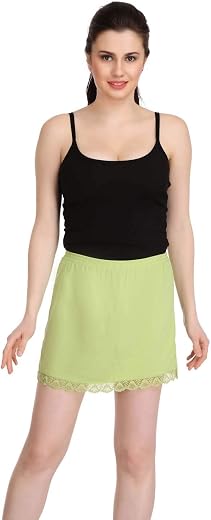 Splash Cotton Rich Regular Half Skirt Slip for Women
