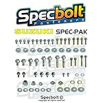 Specbolt-Suzuki-RM-RMZ-Spec-Pak-RM80-RM85-RM100-RM125-RM250-and-RMZ250-RMZ450-OEM-Factory-Match-Fasteners-Kit-65-80-85-100-125-250-450-Track-Trail-Pack