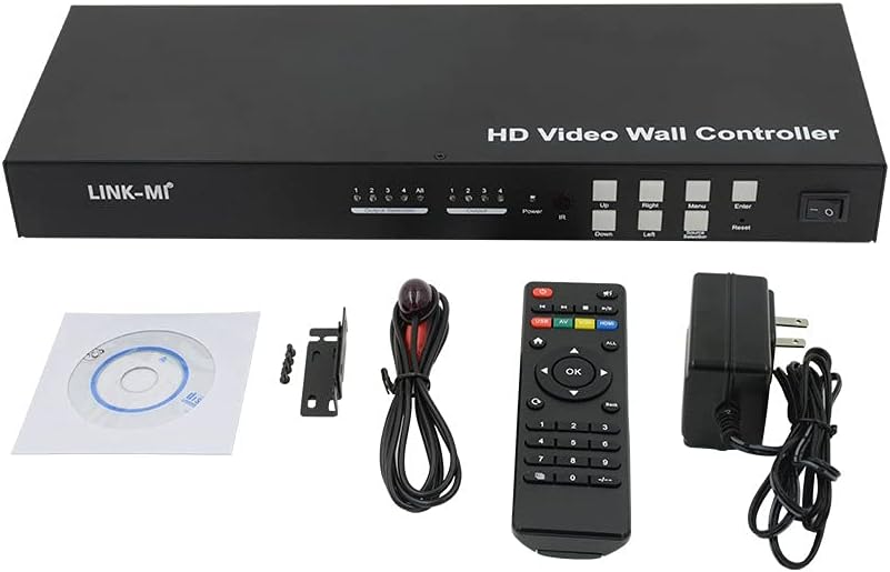 Video Wall Controller 3X3 2X2 1X4 3X1. HDMI VGA AV USB Input for LCD LED Video Wall Display with Cascading Function Control4 Driver Avaliable&with Cascading Function Supports 3x3