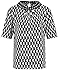 Produktbild Taifun Damen 460027-11210 Bluse, Mehrfarbig (Black Ringel 1103), (Herstellergröße: 38)