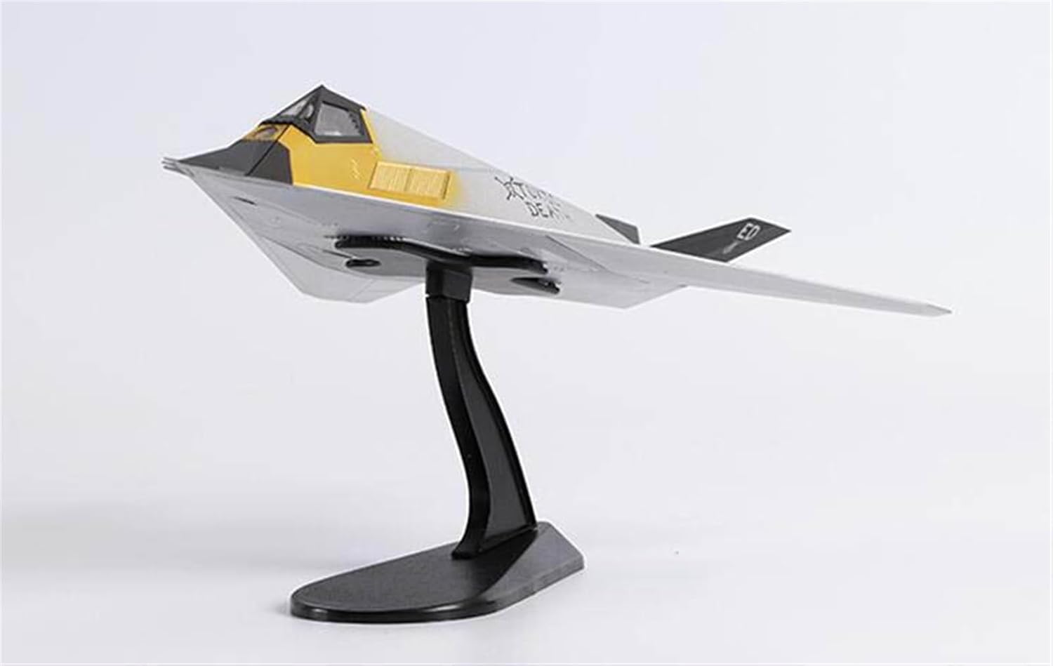 Miniature Scale 1 72 for US F-117A F117 Stealth Bomber Model Alloy Finished Airplane Military Aircraft Flying Toy Game Kits