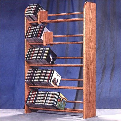 275 CD Storage Rack Finish: Natural