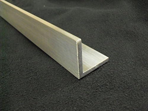 2" x 2" x 1/4" x 48" long Aluminum architectural angle 6063 Mill Finish