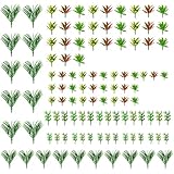 MOMOONNON 110pcs Model Plants Miniature Trees