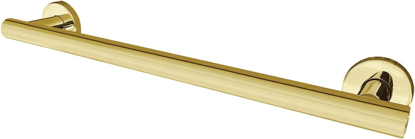 Kingston Brass GBS1424CS2 Berwyn 24-Inch x 1-1/4-Inch O.D. Stainless Steel Grab Bar in Polished Brass