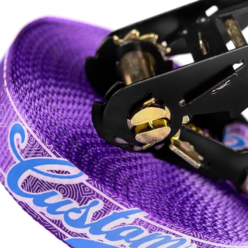 Kit slackline de 15m fácil de tensar para evitar caídas 5