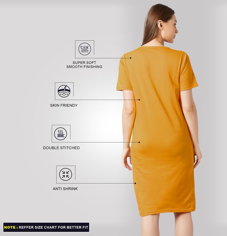 Image of SLEEPY NUTS Women's Pencil Knee Length Dress