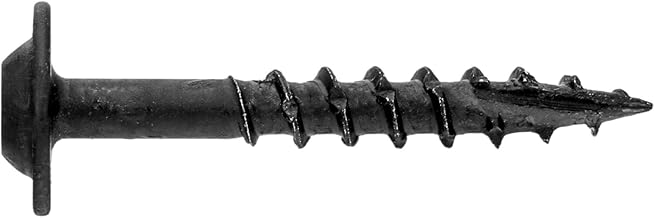 Jake Sales N.8 x 1-1/4inches Round Washer Head Truss Head Screw. Torx/Star Drive Head Wood Screws. Multipurpose Cabinet, Furniture, Siding and Trim and General Construction - 1 Pound ~184 Screws