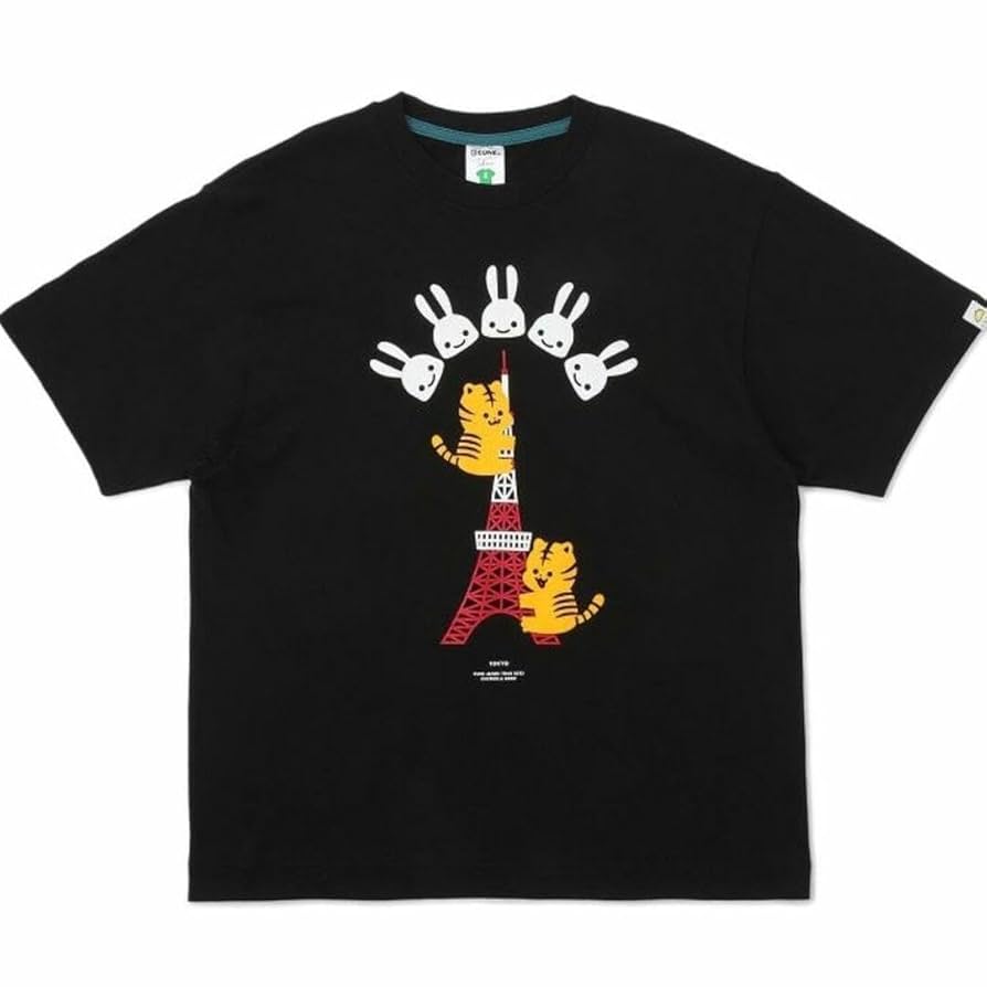 CUNE ラグラン 生息地tシャツ 地球 動物 虎 うさぎ CUNE