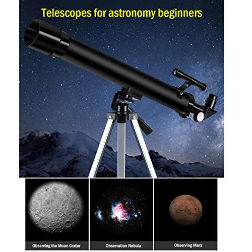 Telescopio YXCKG Tubo Largo 50MM Astronómico Ajustable miniatura 4
