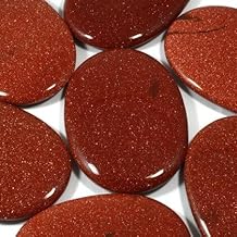 Red Goldstone Palm Stone 70x50mm