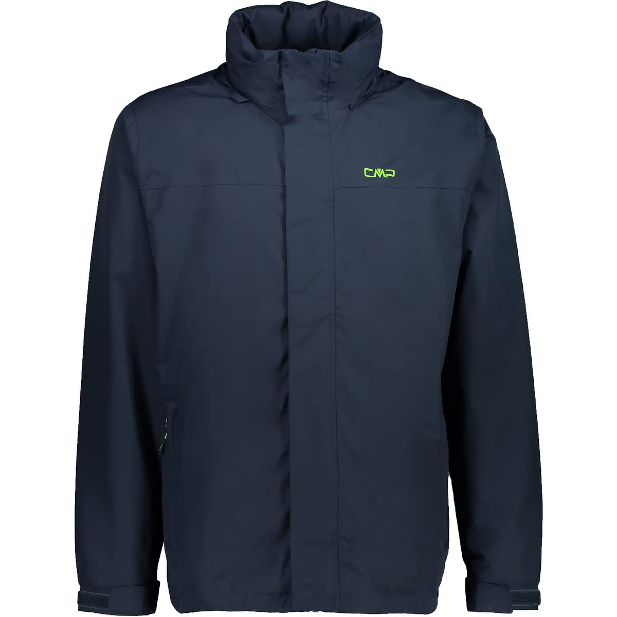 CMP Campagnolo, Herren, Regenjacken, Hoodie Button Rain, Blau, (4XL, 58)
