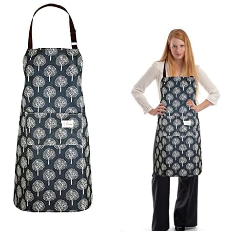 JEOPKO Waterproof PVC Apron with Pockets Cover