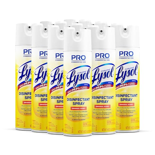 Lysol® Professional Disinfectant Spray, Original Scent, 19 Oz., Case Of 12