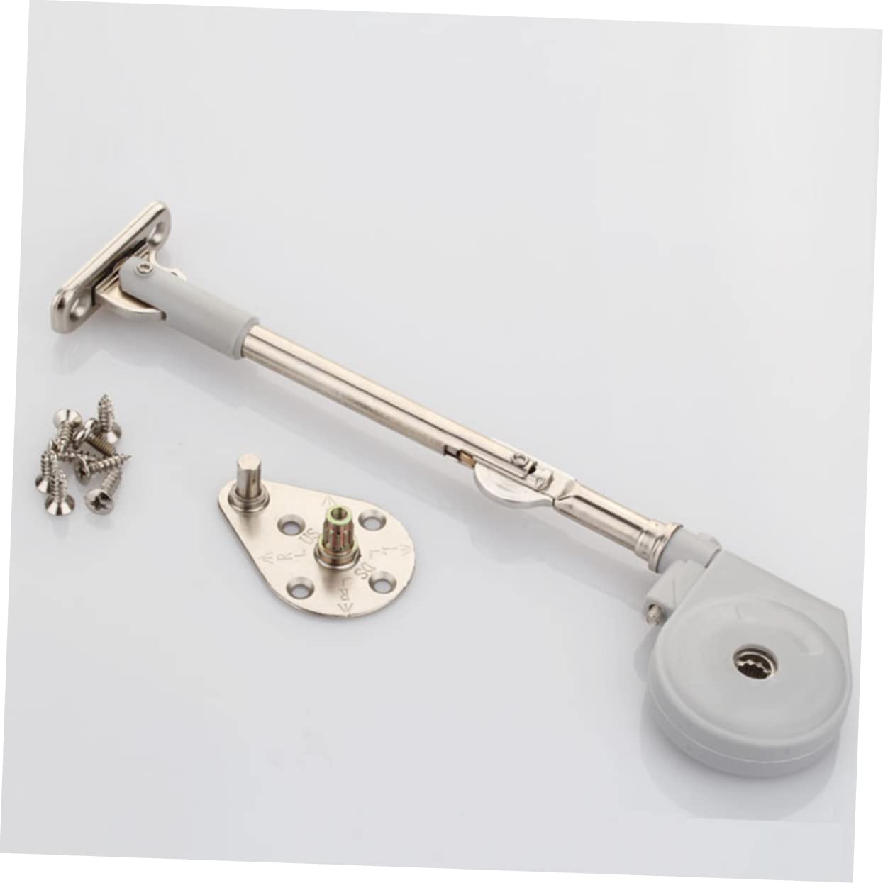 SOESFOUFU Lift Lid Gas Springs Heavy Duty Gas Struts Hydraulic Damping Rods 90° Open Sturdy Metal Material Full-Stage Damper for Cabinets Cupboards