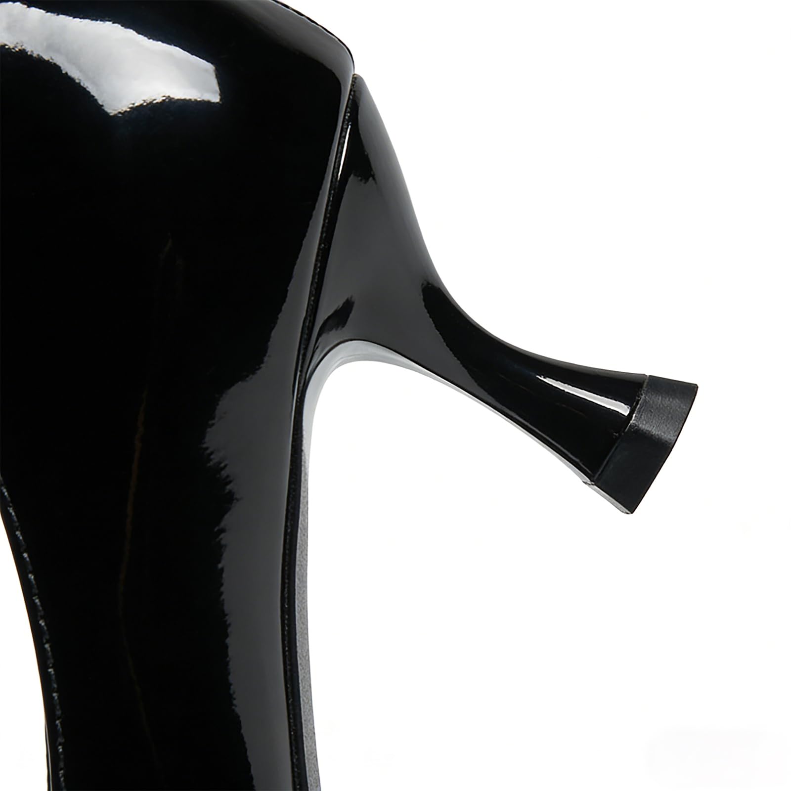 Damskie buty wsuwane ze szpiczastym noskiem damskie niskie obcasy buty do sukienki wygodne na średnim obcasie kocięta czółenka robocze biznes na co dzień biuro, Czarny obcas 5 cm, 36.5 EU
