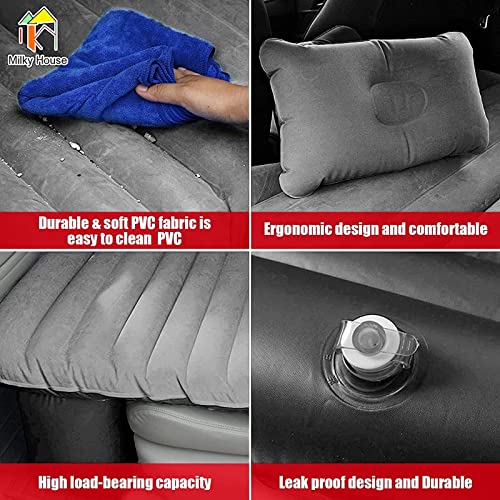 Car Air Mattress Back Seat, Car Inflatable Bed Mattress, Inflatable Car Air Travel Bed Mattress, Rv Bed Mattresses For Automotive Suv Truck,Backseat Air Mattress For Car Back Seat Sleeping Car Bed Set #TOP4