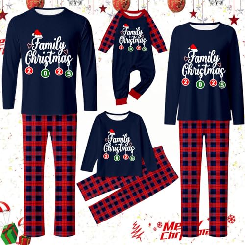 Family Christmas Pajamas Matching Sets Holiday Pajamas Xmas Pjs Matching Set Christmas PJ Sets Long Sleeve Pajama Sets3