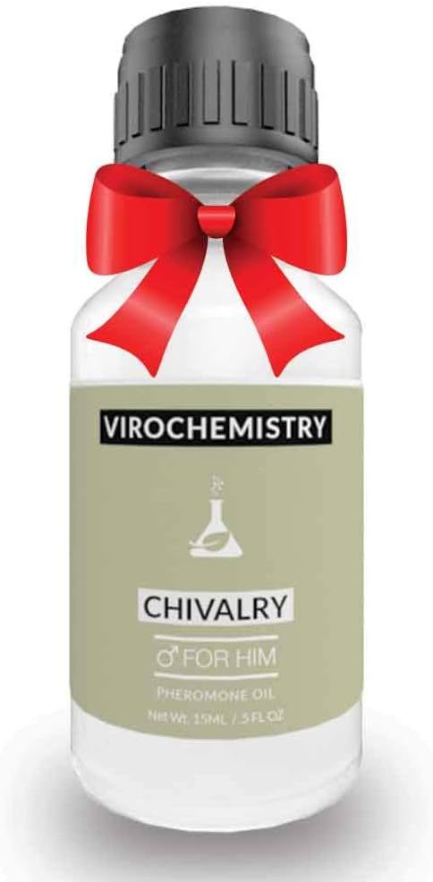 Pheromones For Men Pheromone Cologne Oil (Chivalry) - Bold, Extra Strength Human Pheromones Formula – 15mL Concentrate [Human Grade Pheromones to Attract Women]