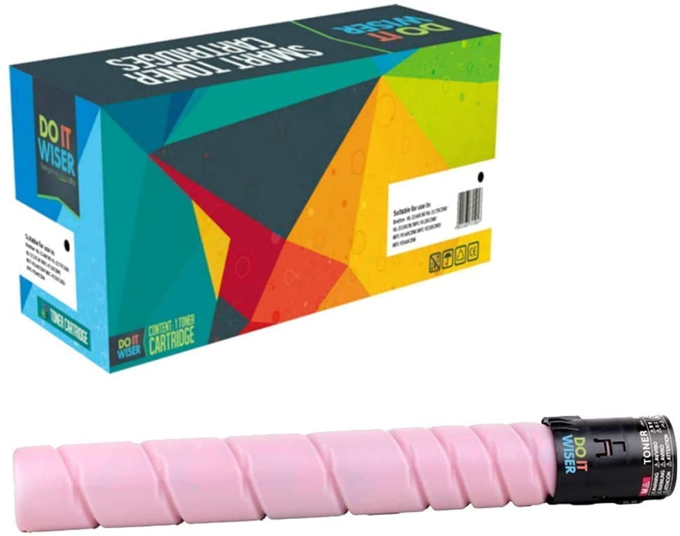 Doitwiser &reg; Compatible Magenta Toner Cartridge For Konica Bizhub C454 C554 C454e C554e TN512 TN-512 | Develop Ineo +454 +454e +554 +554e | Olivetti d-Color MF452 MF552 Plus - TN-512M A33K352