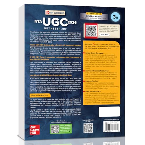 Image of UGC NET Paper 1 2026 by Arpita Karwa | NET / SET / JRF | 120 Videos | 4000+ Practice Questions | Pluck-out Revision Chart | 2026 January & 2025 June Fully Solved Paper | 50+ Full Length Mock Tests