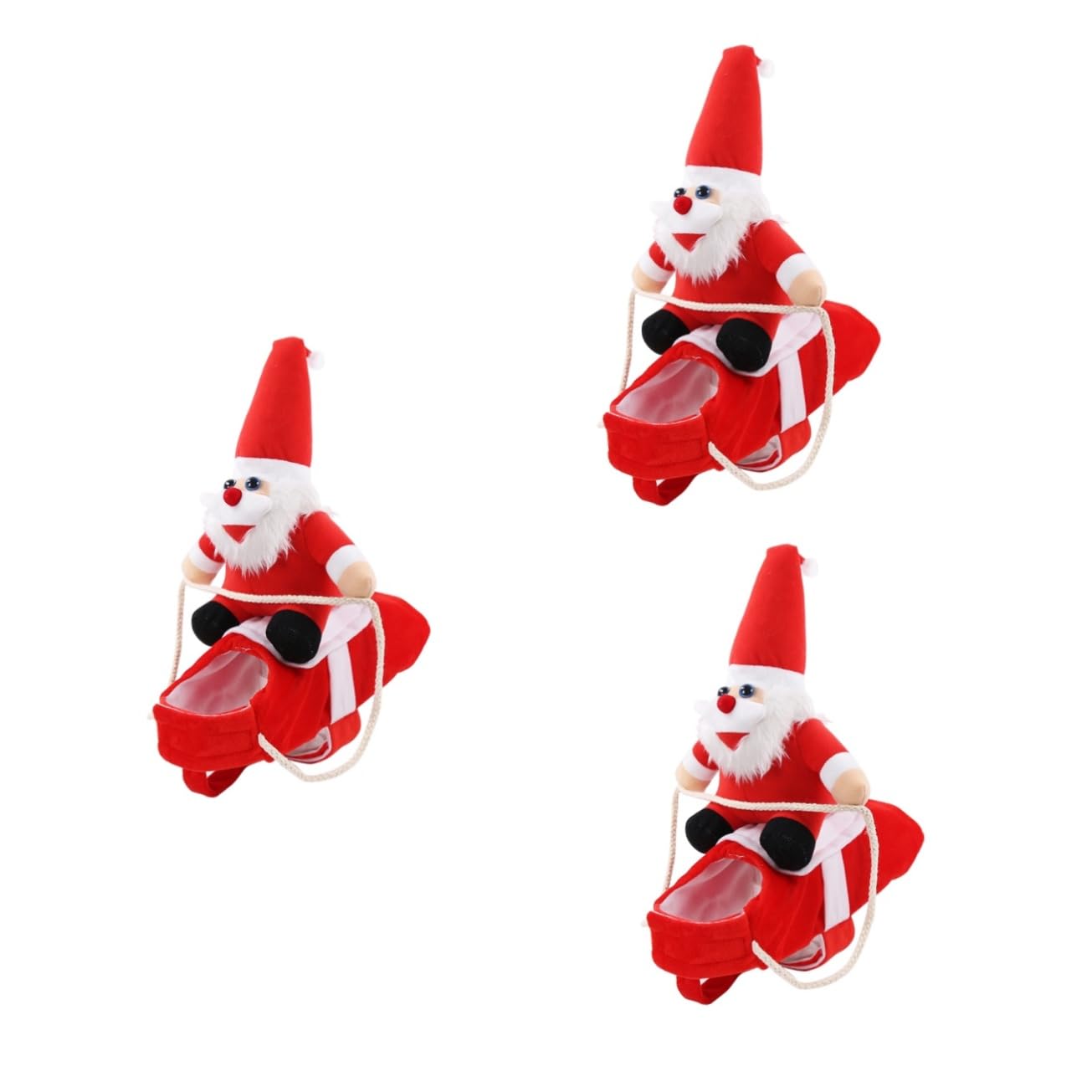 BESPORTBLE 3 Pz costume cosplay per la festa costume cane natale vestitino natale cane inverno del cane costume giacca natalizia per cani abbigliamento Prodotti per animali Maglia