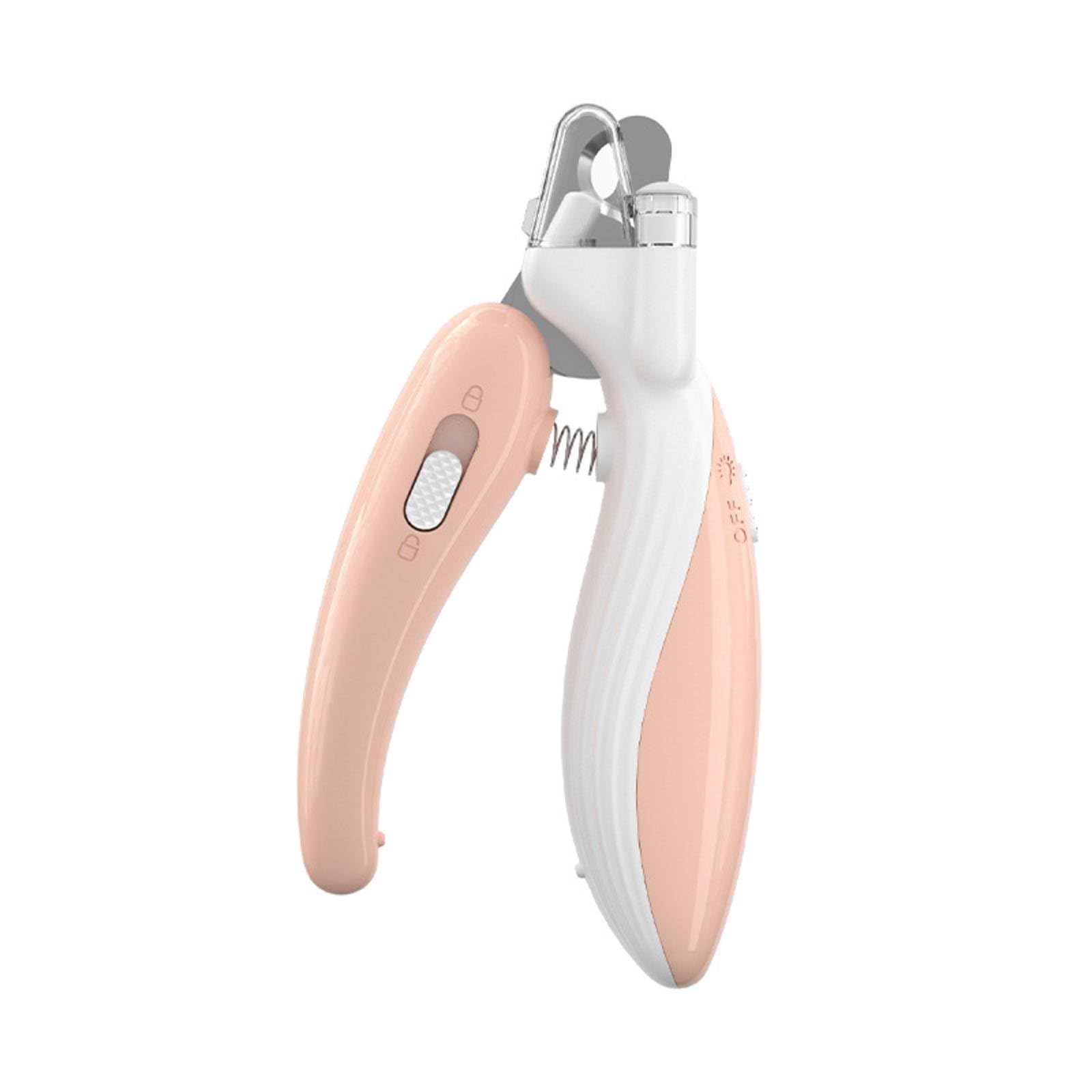 Coupe-griffes pour animaux de compagnie – Rechargeable par USB avec lumière LED, lame tranchante et durable, recommandé par les vétérinaires, outil de coupe parfait pour chiens et chats