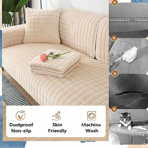 Housse de canapé imperméable en velours pelucheux de qualité supérieure - 3