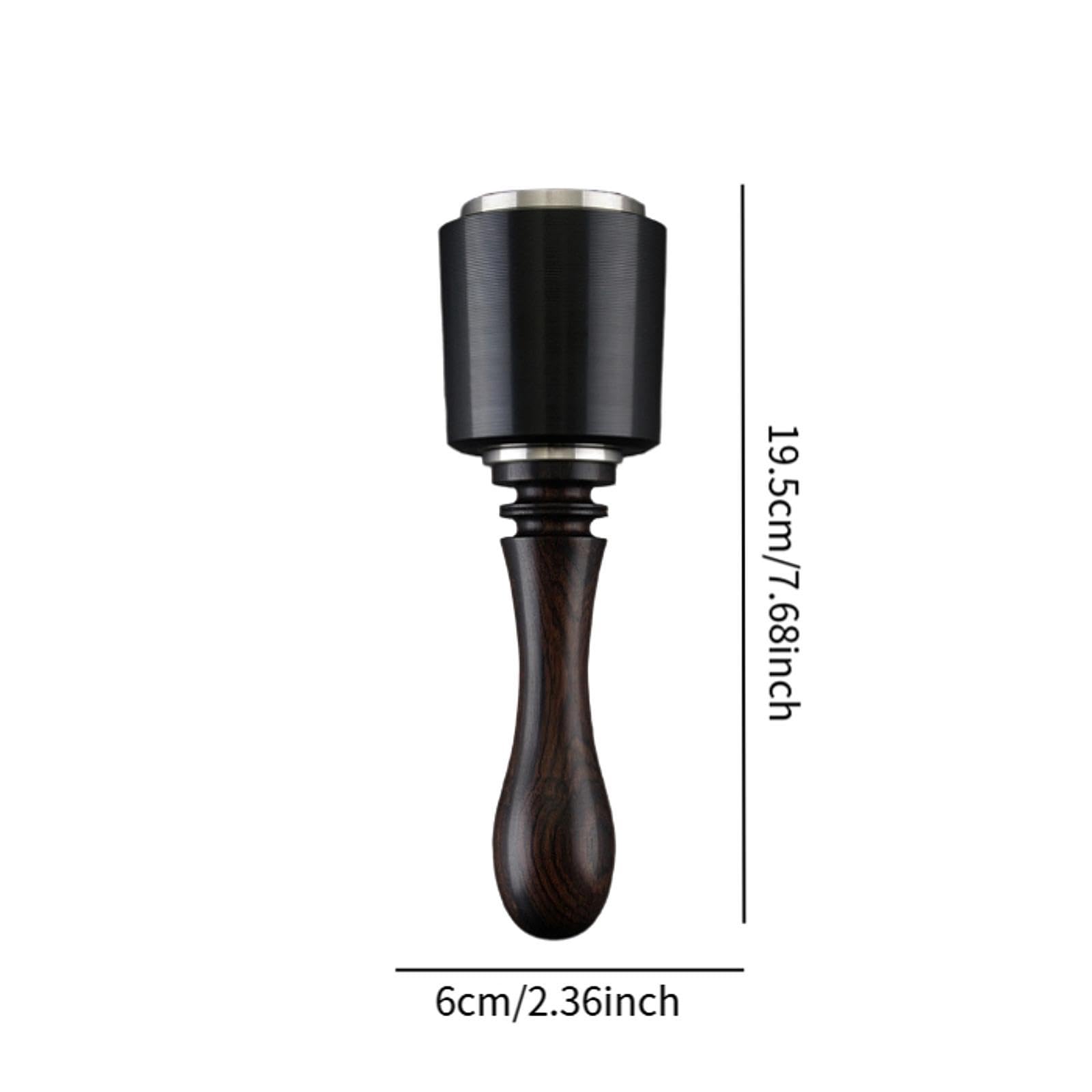 Martillo para Tallar Cuero, Mazo, Martillo para Bricolaje, Herramienta de Estampado, Mazo de Madera, Construcción Robusta Hecha de Madera Y Nailon, Ad, Largo Negro, Individual