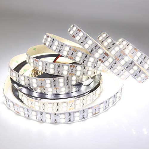 Tira LED flexible blanco frío 16.4ft 600 LEDs 12V miniatura 2