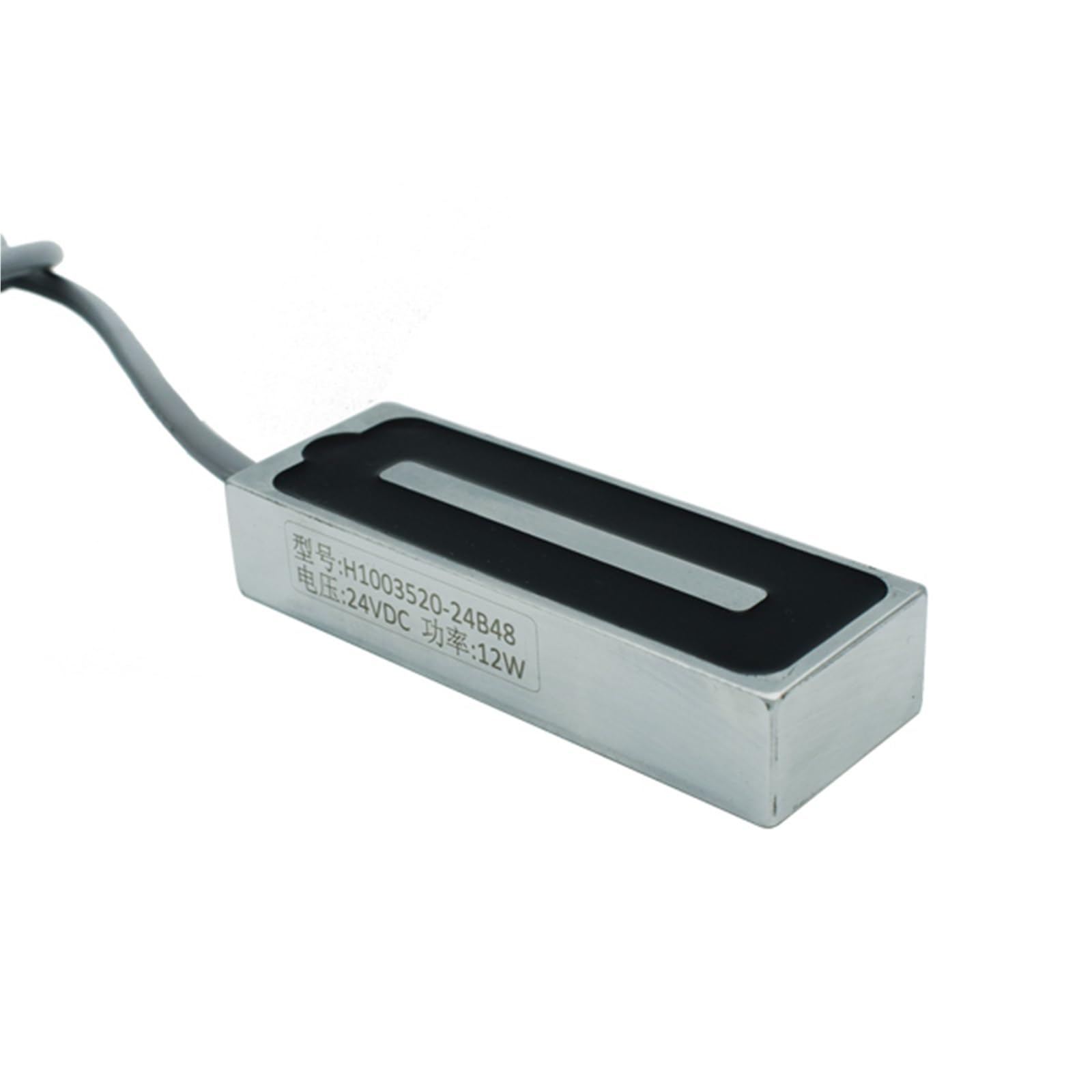 Électroaimant 12v 24v DC de maintien carré H1003520 mini aimant électrique 30Kg
