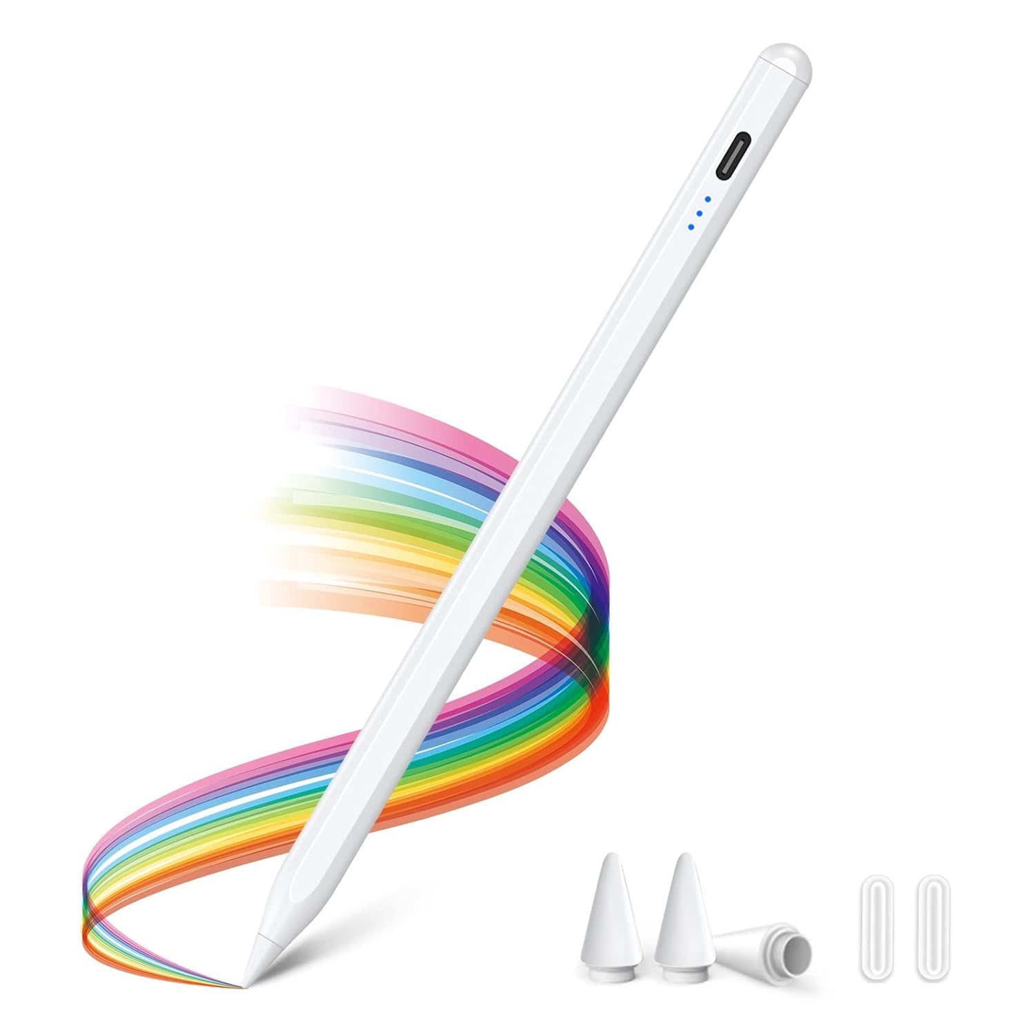ZEORGIA Upgraded Stylus Pen for iPad | Ultra High Precision & Sensitivity, Palm Rejection, Power Display, Tilt Sensitivity, Magnetic Adsorption, Prevents False Touches-image-19