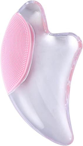 FOMIYES Herramienta facial ASTM herramienta facial de raspado chino facial Junta de acupuntura facial raspado muscular guasha chino facial Junta de