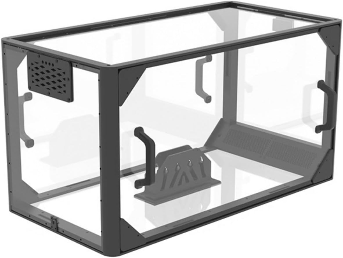 Lite Filaments Dryer Box Transparents Storage Case for Various 3D Printing Filaments Including ABS Digital Hygrometer Display