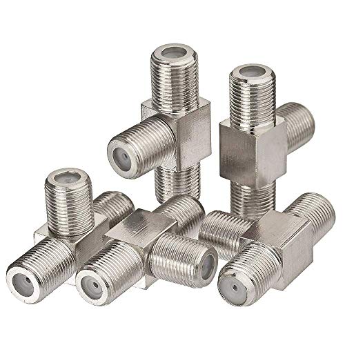 image for Superbat wlaniot F Type Coax Splitter 3 Way Adapter Connector F Jack F