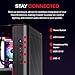 Skytech Gaming King 95 Desktop PC, Ryzen 7 7800X3D 4.2 GHz (5GHz), AMD RX 9070XT 16GB, 1TB Gen4 NVMe SSD, 32GB DDR5 RAM 5600 RGB, 850W Gold PSU, 360mm ARGB AIO, Wi-Fi, Win 11
