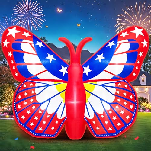 Memorial Day Inflatable Outdoor Decorations Patriotic Independence Day 4th of