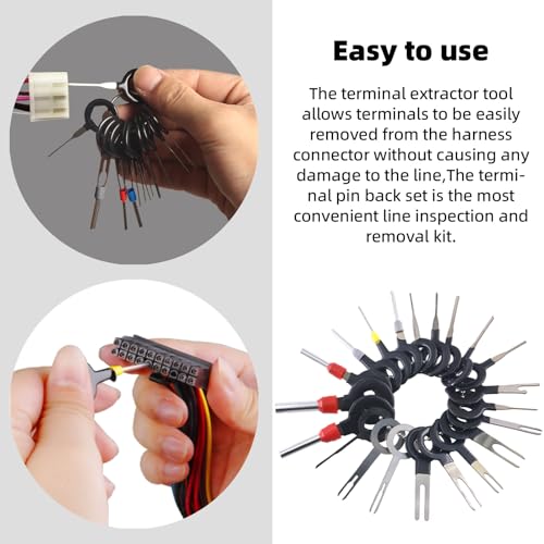 Kit d'outils de démontage de terminal 70 pièces de précision pour auto