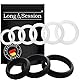Long.Session® Penisring Set, Hodenring und Cockring Set aus Silikon, Penisringe für harte und lange Erektion, Sexspielzeug für Männer