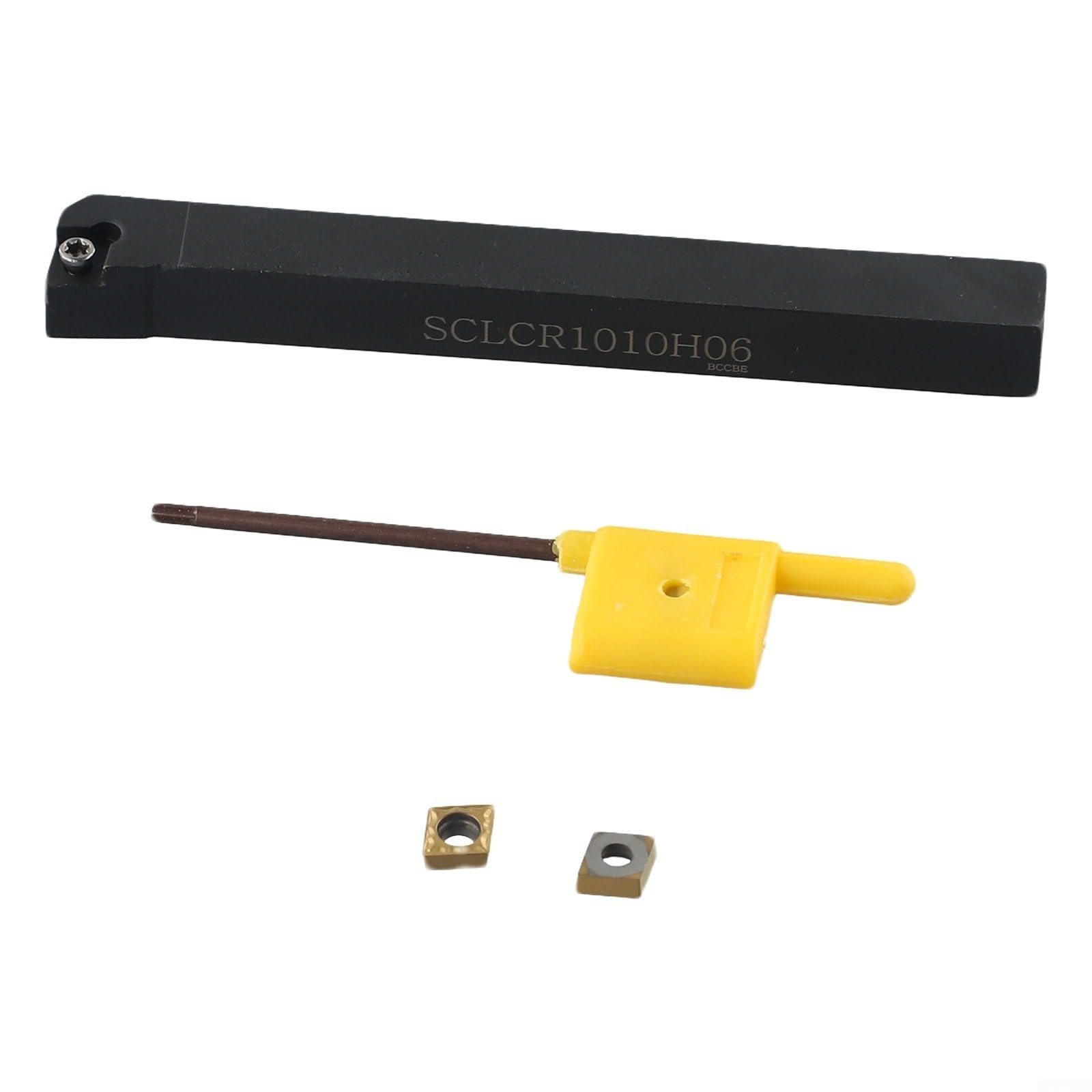 Tenedor de torneado del sistema SCLCR1010H06 de la herramienta del torno del CNC con 20 partes movibles del carburo CCMT060204 para el mecanizado externo