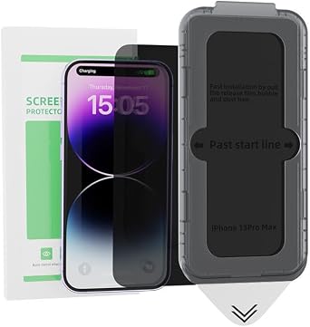 MedEX Privacy Anti- Scratch Unbreakable Tempered Glass Screen Protector for Samsung S24, Automatic Alignment, Dust Proof, Anti-spy.