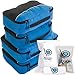 Bago Packing Cubes For Travel Bags - Luggage Organizer 10pcs Set (Blue)