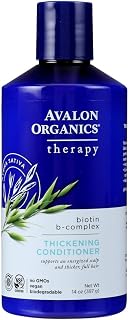 Avalon Organics Biotin B-Complex-Thickening Conditioner, 14 fl oz (400 ml) (2-Pack)