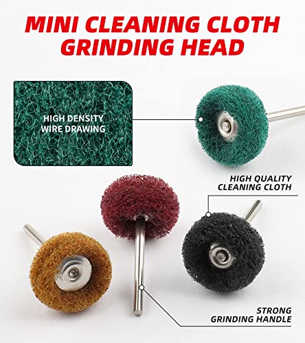 Luckut 40 Pack 1 Inch Power Rotary Tool Buffing Wheels Abrasive Wheel Buffing Polishing Wheel Set For Rotary Tool - 1'' 40 Piece #TOP2